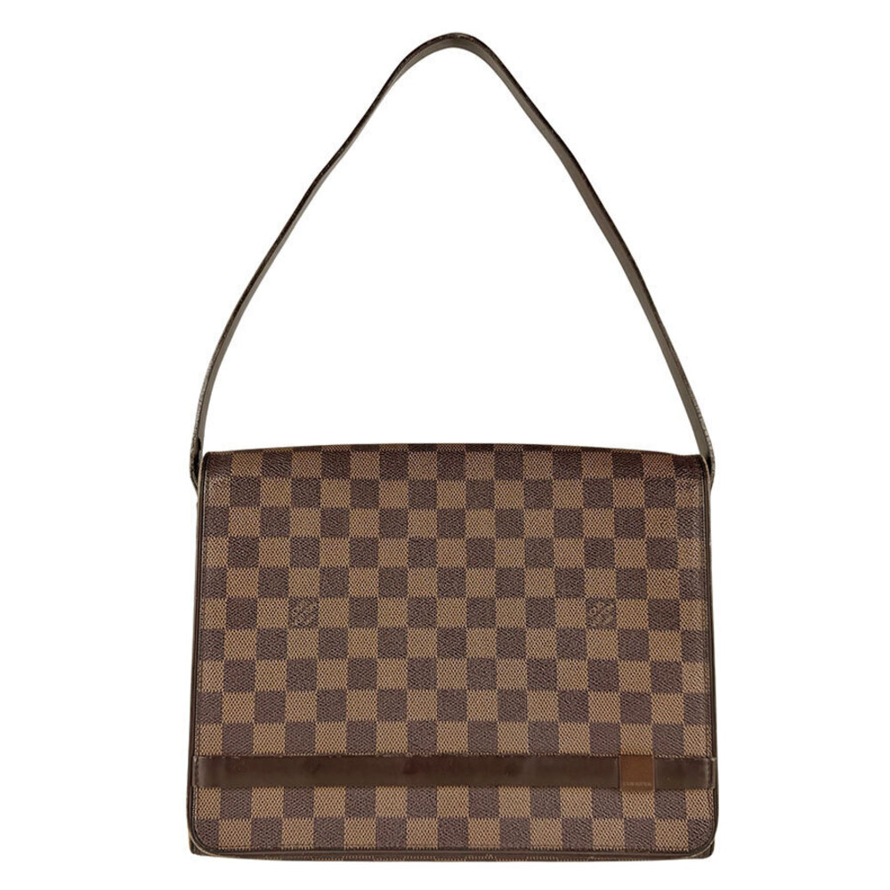 Louis Vuitton Shoulder Bag Damier Canvas Ebene Brown